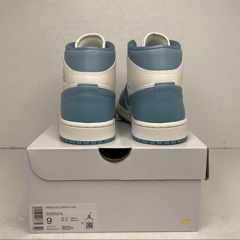 Nike Air Jordan 1 Retro Mid WMNS “UNC/University Blue” NEW 2022 - Picture 4 of 4